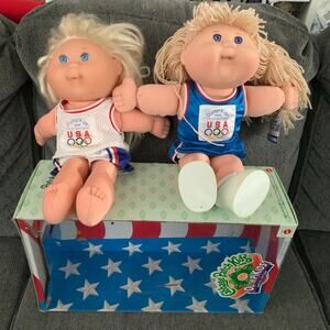 Vintage Cabbage Patch Kids 1996 USA OlympiKids Bundle feat. Hazel Maretha w/ Box